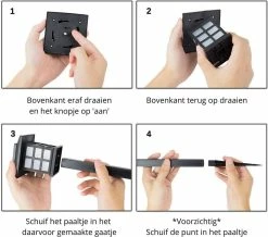 Lampe De Jardin Solar Homèlle Avec Capteur De Nuit - Éclairage De Jardin à L'énergie Solaire - Éclairage Extérieur - LED - Wit - Étanche IP65 - Lampe D' Extérieur - Éclairage De Chemin -Glass Vases Boutique de vente 1200x1059