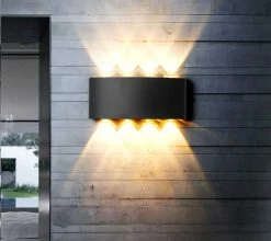 Luminize Applique Ovale - Lampe D'extérieur - éclairage De Jardin - Pour Intérieur Et Extérieur - LED - Noir -Glass Vases Boutique de vente 1200x1069 2