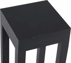 Bussandri Lampe D'extérieur Bussandri - Lampe Sur Pied - LED -10,8x10,8x60cm - Zwart -Glass Vases Boutique de vente 1200x1079