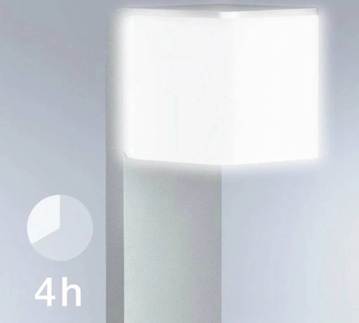 Lampe Sur Pied Steinel - GL 80 LED IHF Cubo - Détecteur De Mouvement - Bluetooth - Argent 4 Lampe Sur Pied Steinel - GL 80 LED IHF Cubo - Détecteur De Mouvement - Bluetooth - Argent – Image 4