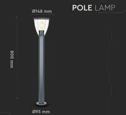 HOFTRONIC SMART Lampe Sur Pied Kelly Smart LED Classique - Noir - RGBWW - IP44 - 80 Cm - E27 - WiFi+BLE -Glass Vases Boutique de vente 1200x1096 2