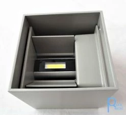 Quick Retail Applique LED - Lampe D'extérieur - Éclairage Extérieur Extérieur - Éclairage LED étanche - Vente Quick - Grijs -Glass Vases Boutique de vente 1200x1098