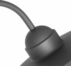 QAZQA Kansas - Lampe D'extérieur Sur Pied Moderne | Lampadaire D'extérieur - 1 Lumière - H 120 Cm - Anthracite - Éclairage Extérieur -Glass Vases Boutique de vente 1200x1111