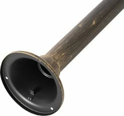 QAZQA Bruges - Lampe D'extérieur Sur Pied Classique | Lampadaire D'extérieur - 1 Lumière - H 100 Cm - Or/ Laiton - Éclairage Extérieur -Glass Vases Boutique de vente 1200x1116