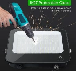 Aigostar Lampe D'extérieur Noire | LED 200W=1800W Projecteur | Blanc Lumière Du Jour 6500K - Angle De Faisceau 120° | étanche IP65 13 Aigostar Lampe D'extérieur Noire | LED 200W=1800W Projecteur | Blanc Lumière Du Jour 6500K - Angle De Faisceau 120° | étanche IP65 -Glass Vases Boutique de vente 1200x1121