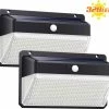 Akindo - Lampe D'extérieur Solar Avec Détecteur De Mouvement - Applique Solaire - 328LEDs - Étanche - Avec Capteur - Noir