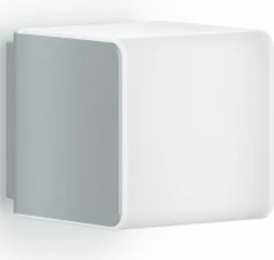 Steinel LED Extérieur Cubo - L 830 LED IHF - Lampe à Capteur - Détecteur De Mouvement - Bluetooth - Argent
