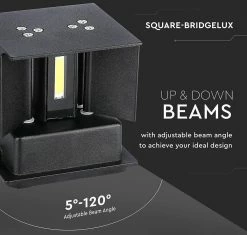 HOFTRONIC™ Lampe D'extérieur / Applique LED Zwart - 3 Pièces - Cube éclairant Des Deux Côtés - IP65 - Cube Kansas - 6 Watt - Lampe Carrée Adaptée à L'intérieur Et à L'extérieur 46 HOFTRONIC™ Lampe D'extérieur / Applique LED Zwart - 3 Pièces - Cube éclairant Des Deux Côtés - IP65 - Cube Kansas - 6 Watt - Lampe Carrée Adaptée à L'intérieur Et à L'extérieur -Glass Vases Boutique de vente 1200x1142