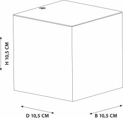 KS Verlichting - Lampe D'extérieur Levi Downlighter - Applique Murale Corten - Acier Corten - Couleur Rouille - Applique Extérieure -Glass Vases Boutique de vente 1200x1154 1