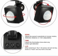 SANS MARQUE Lampe Effrayante Avec LED 10W. Lampe D'extérieur Avec Détecteur De Mouvement Et Lumière Blanche. Projecteur Avec Détecteur De Mouvement Pour Extérieur 900Lm. 10 SANS MARQUE Lampe Effrayante Avec LED 10W. Lampe D'extérieur Avec Détecteur De Mouvement Et Lumière Blanche. Projecteur Avec Détecteur De Mouvement Pour Extérieur 900Lm. -Glass Vases Boutique de vente 1200x1162 5