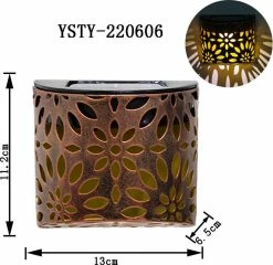 Ouryes Lampes Solar D'extérieur (6 Pièces) - Éclairage Solaire De Jardin - Lampe D'escalier - IP65 Waterproof- Pour Chemin, Jardin, Escaliers Et Clôtures - 2 Positions (LED Blanc Chaud, 7 Couleurs) -Glass Vases Boutique de vente 1200x1164 1