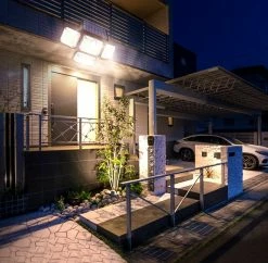 FlowShop -Éclairage Solar Éclairage Extérieur Led 20W - Siècle Des Lumières Solaire - Panneaux Lampe Solar - Rotatif Avec Capteur - Trois Positions