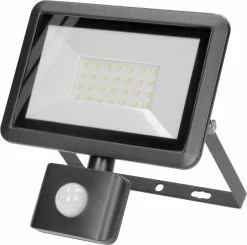 Adviti Lampe D'extérieur Avec Détecteur De Mouvement FARO S - Eclairage De Jardin IP44 - Applique D'extérieur 2400 Lumen - Éclairage Extérieur 4000K - Projecteur Zwart