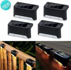 BOTC Lampe D'extérieur Solar Avec Capteur Jour Et Nuit Sur L'énergie Solaire -Éclairage De Jardin - 8,5 X 4,3 X 4,7cm - Énergie Solaire - 4 Pièces -Glass Vases Boutique de vente 1200x1191 3