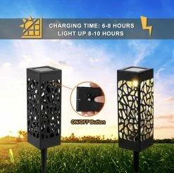 FDShop Eclairage De Jardin - 12 Pièces - énergie Solaire - Lanterne Solaire LED Blanche - éclairage De Chemin - Lampe De Jardin 10 FDShop Eclairage De Jardin - 12 Pièces - énergie Solaire - Lanterne Solaire LED Blanche - éclairage De Chemin - Lampe De Jardin -Glass Vases Boutique de vente 1200x1194 1