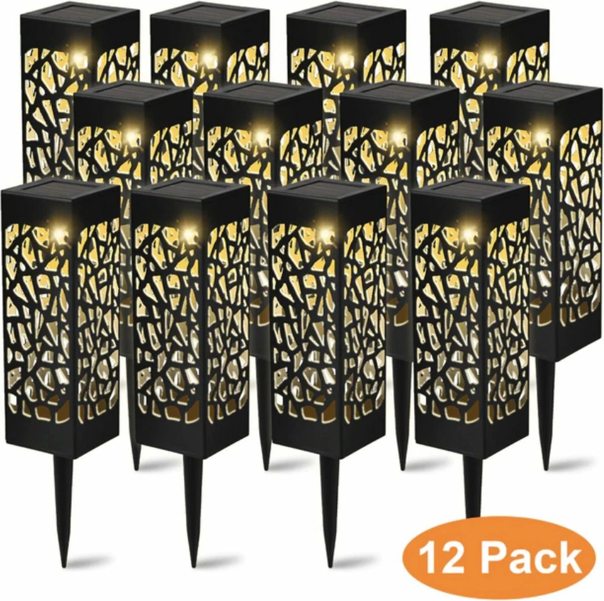 FDShop Eclairage De Jardin - 12 Pièces - énergie Solaire - Lanterne Solaire LED Blanche - éclairage De Chemin - Lampe De Jardin 5 FDShop Eclairage De Jardin - 12 Pièces - énergie Solaire - Lanterne Solaire LED Blanche - éclairage De Chemin - Lampe De Jardin – Image 5