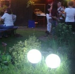 QAZQA Ball 50 Spike - Lampe D'extérieur Spike Spot - 1 Lumière - 500 Mm - Blanc -Glass Vases Boutique de vente 1200x1194