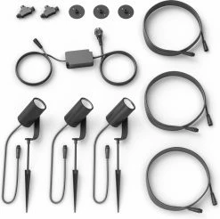 Philips Hue Resonate Applique Murale D'Extérieur Avec Détecteur De Mouvement - Incl. White And Color Ambiance - Applique Murale - Eclairage Jardin LED - Lampe D'Extérieur - Noir -Glass Vases Boutique de vente 1200x1197 1