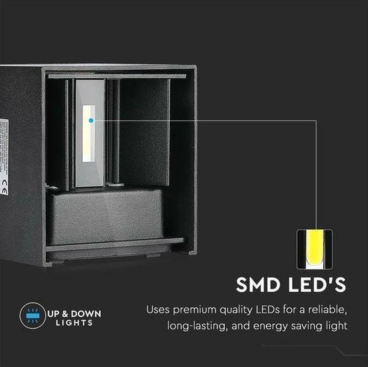 HOFTRONIC™ Lampe D'extérieur / Applique LED Zwart - 3 Pièces - Cube éclairant Des Deux Côtés - IP65 - Cube Kansas - 6 Watt - Lampe Carrée Adaptée à L'intérieur Et à L'extérieur 20 HOFTRONIC™ Lampe D'extérieur / Applique LED Zwart - 3 Pièces - Cube éclairant Des Deux Côtés - IP65 - Cube Kansas - 6 Watt - Lampe Carrée Adaptée à L'intérieur Et à L'extérieur – Image 20