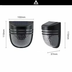 Arisenn.com Arisenn® Moon Crystal Lampe Solar Extérieure - IP65 Étanche - Belle Technologie Solar Applique Murale Panneau Solaire Monocristal - 3000K Wit Chaud (atmosphérique) - Éclairage Solaire De Jardin | Applique Murale Clôture -Glass Vases Boutique de vente 1200x1198 12