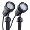 B.K.Licht - LED Outdoor Lamp - Projecteurs - Lampe De Jardin - Lampe D'extérieur - Broche De Terre - Extérieurs - Orientables - Lot De 2