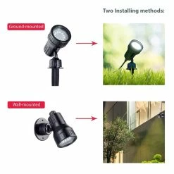 B.K.Licht - LED Outdoor Lamp - Projecteurs - Lampe De Jardin - Lampe D'extérieur - Broche De Terre - Extérieurs - Orientables - Lot De 2 -Glass Vases Boutique de vente 1200x1200 1028