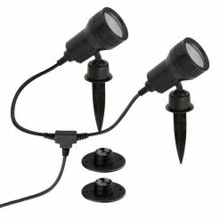 B.K.Licht - LED Outdoor Lamp - Projecteurs - Lampe De Jardin - Lampe D'extérieur - Broche De Terre - Extérieurs - Orientables - Lot De 2 -Glass Vases Boutique de vente 1200x1200 1031