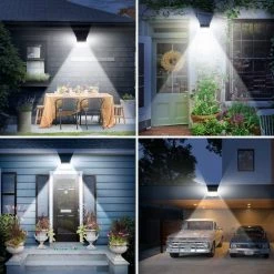 RESKO - Vighep Lampe Solaire Extérieure 228 LED Pack De 2 Lampe Solaire Extérieure Détecteur De Mouvement LED Lampes Solaires Étanche Sans Fil Spot Puissant Jardin Sécurité -Glass Vases Boutique de vente 1200x1200 1039