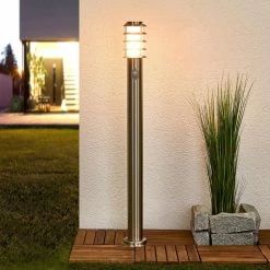 Lindby - Lampe D'extérieur Avec Capteur - 1 Lumière - Acier Inoxydable, Polycarbonate - H : 110 Cm - E27 - Acier Inoxydable, Blanc 14 Lindby - Lampe D'extérieur Avec Capteur - 1 Lumière - Acier Inoxydable, Polycarbonate - H : 110 Cm - E27 - Acier Inoxydable, Blanc -Glass Vases Boutique de vente 1200x1200 1046