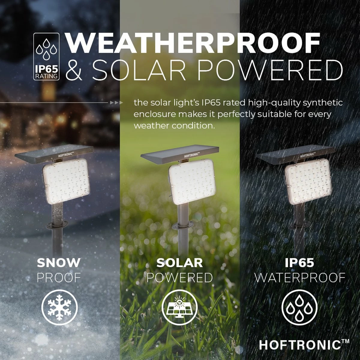 HOFTRONIC Eagle - Spot LED Solar Jardin - 3000K Et Dual Bicolore - 4 Modes D'éclairage - Etanche IP65 - Prick Spot Spot Au Sol - Lampe Solaire D'extérieur Avec Interrupteur Crépusculaire 8 HOFTRONIC Eagle - Spot LED Solar Jardin - 3000K Et Dual Bicolore - 4 Modes D'éclairage - Etanche IP65 - Prick Spot Spot Au Sol - Lampe Solaire D'extérieur Avec Interrupteur Crépusculaire – Image 8