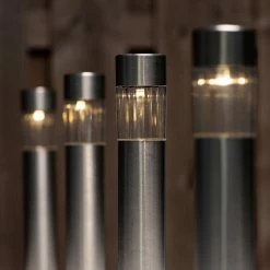 Solarlampkoning Lampe à Piquet Solar Lucifer éclairage De Chemin En Acier Inoxydable à L'énergie Solaire (4 Pièces) -Glass Vases Boutique de vente 1200x1200 11