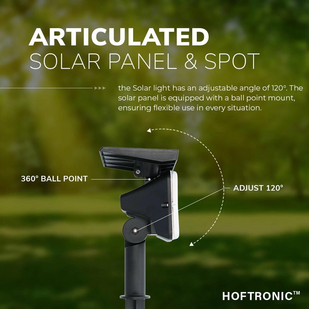 HOFTRONIC Eagle - Spot LED Solar Jardin - 3000K Et Dual Bicolore - 4 Modes D'éclairage - Etanche IP65 - Prick Spot Spot Au Sol - Lampe Solaire D'extérieur Avec Interrupteur Crépusculaire 12 HOFTRONIC Eagle - Spot LED Solar Jardin - 3000K Et Dual Bicolore - 4 Modes D'éclairage - Etanche IP65 - Prick Spot Spot Au Sol - Lampe Solaire D'extérieur Avec Interrupteur Crépusculaire – Image 12