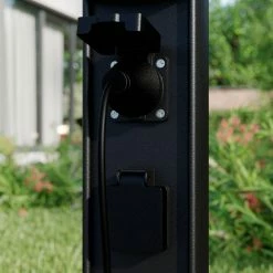 Lucande - Lampe Sur Pied - 1 Lumière - Aluminium Moulé Sous Pression - H: 47,8 Cm - G9 - Graphite -Glass Vases Boutique de vente 1200x1200 1171