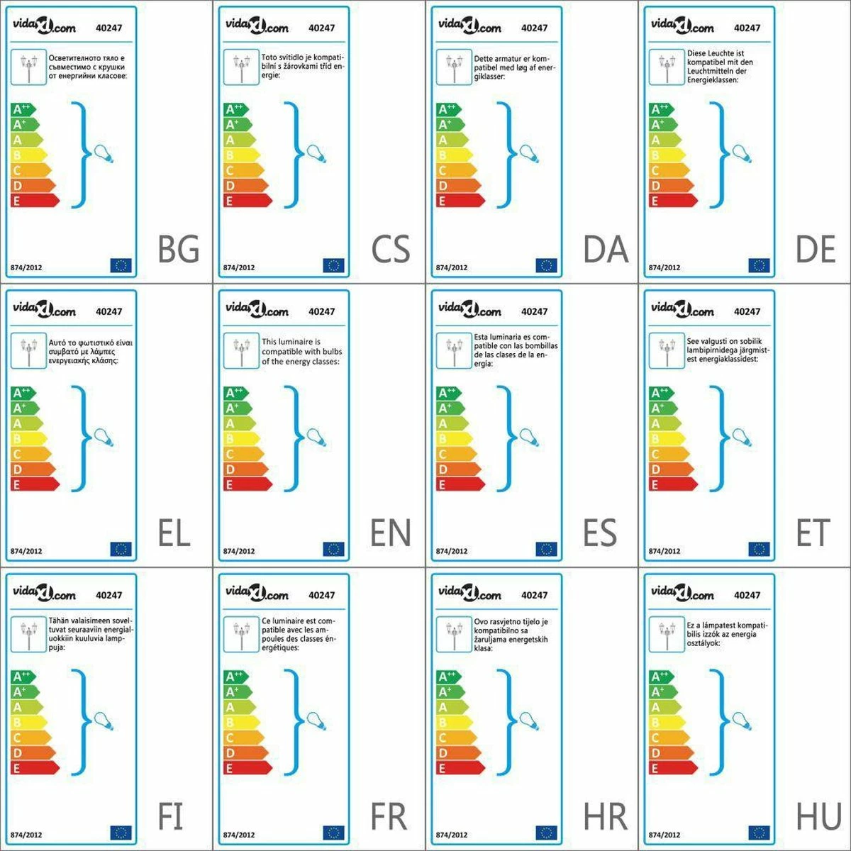 VidaXL - Lampe De Jardin Lanterne Preston 2 Bras 230 Cm Vert 40247 10 VidaXL - Lampe De Jardin Lanterne Preston 2 Bras 230 Cm Vert 40247 – Image 10