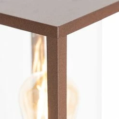 QAZQA Charlois - Lampe D'extérieur Sur Pied Industrielle | Lampadaire D'extérieur / 1 Lumière - H 100 Cm - Brun Rouille - Industriel - Éclairage Extérieur -Glass Vases Boutique de vente 1200x1200 1186