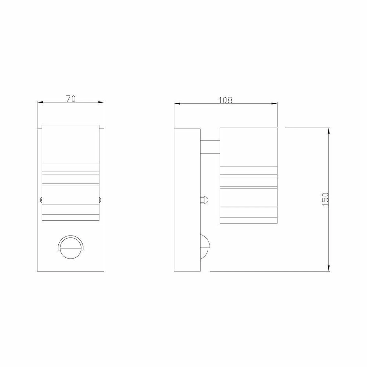 Deko Light Zoomoi Zilly II | éclairage Extérieur Avec Détecteur De Mouvement Et Capteur Jour / Nuit | Lampe Murale Extérieure | ACIER INOXYDABLE 7 Deko Light Zoomoi Zilly II | éclairage Extérieur Avec Détecteur De Mouvement Et Capteur Jour / Nuit | Lampe Murale Extérieure | ACIER INOXYDABLE – Image 7