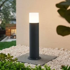 Lindby - Lampe Sur Pied - 1 Lumière - Aluminium, Plastique - H : 40 Cm - E27 - Gris Foncé, Blanc Opale 11 Lindby - Lampe Sur Pied - 1 Lumière - Aluminium, Plastique - H : 40 Cm - E27 - Gris Foncé, Blanc Opale -Glass Vases Boutique de vente 1200x1200 1204
