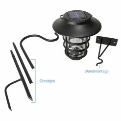 LedKoning Lampe Solaire LED Sting Avec Capteur Crépusculaire Avantage Set 3 Pièces Noir Tendance -Glass Vases Boutique de vente 1200x1200 123