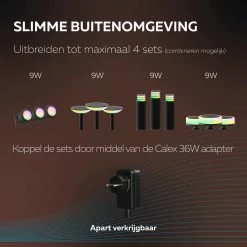 Calex Lampe De Table LED Intelligente - Wifi Lumière D'ambiance - RVB Et Lumière Blanche Chaude - Noir -Glass Vases Boutique de vente 1200x1200 140