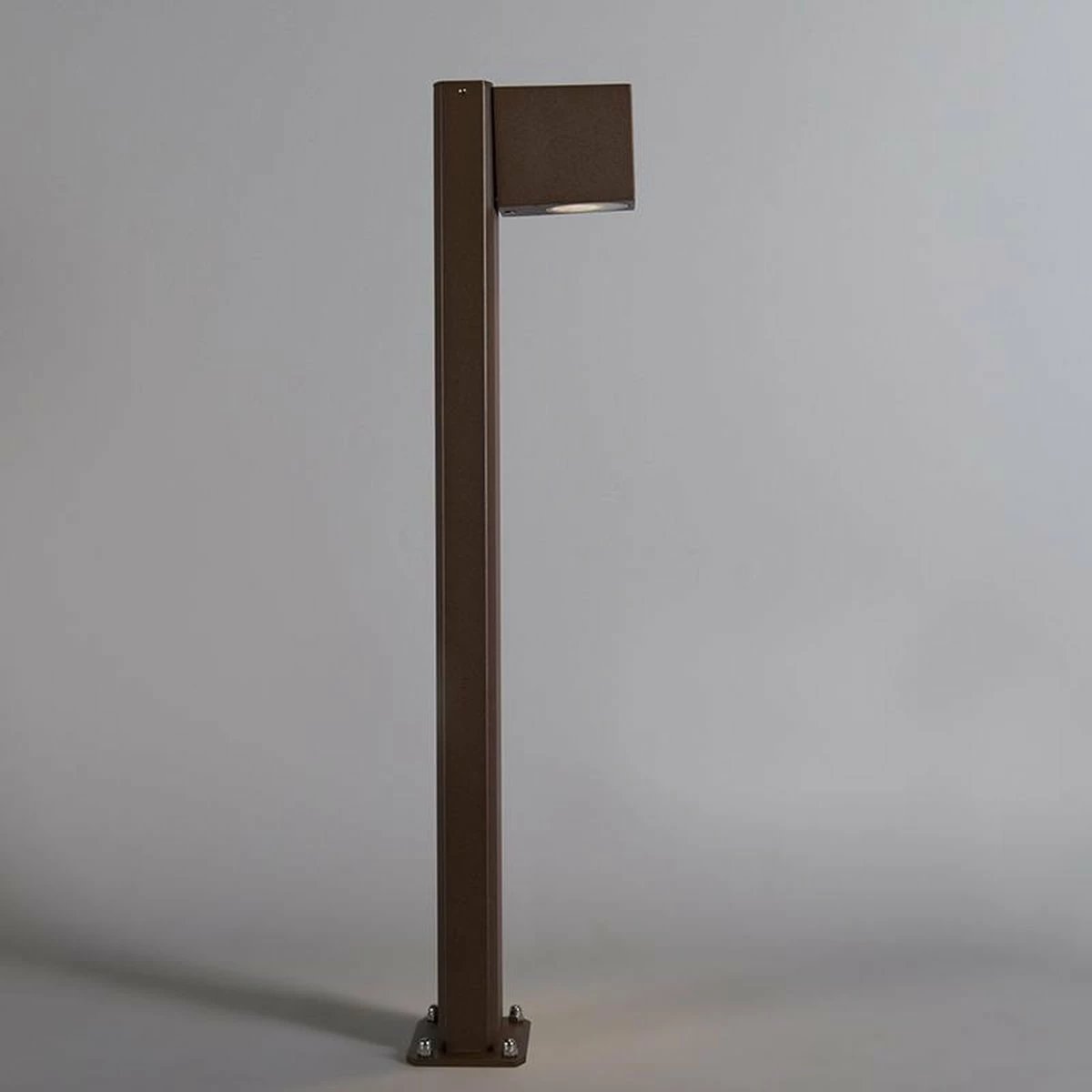 QAZQA Baleno - Lampe D'extérieur Sur Pied - 1 Lumière - H 650 Mm - Brun Rouille 3 QAZQA Baleno - Lampe D'extérieur Sur Pied - 1 Lumière - H 650 Mm - Brun Rouille – Image 3