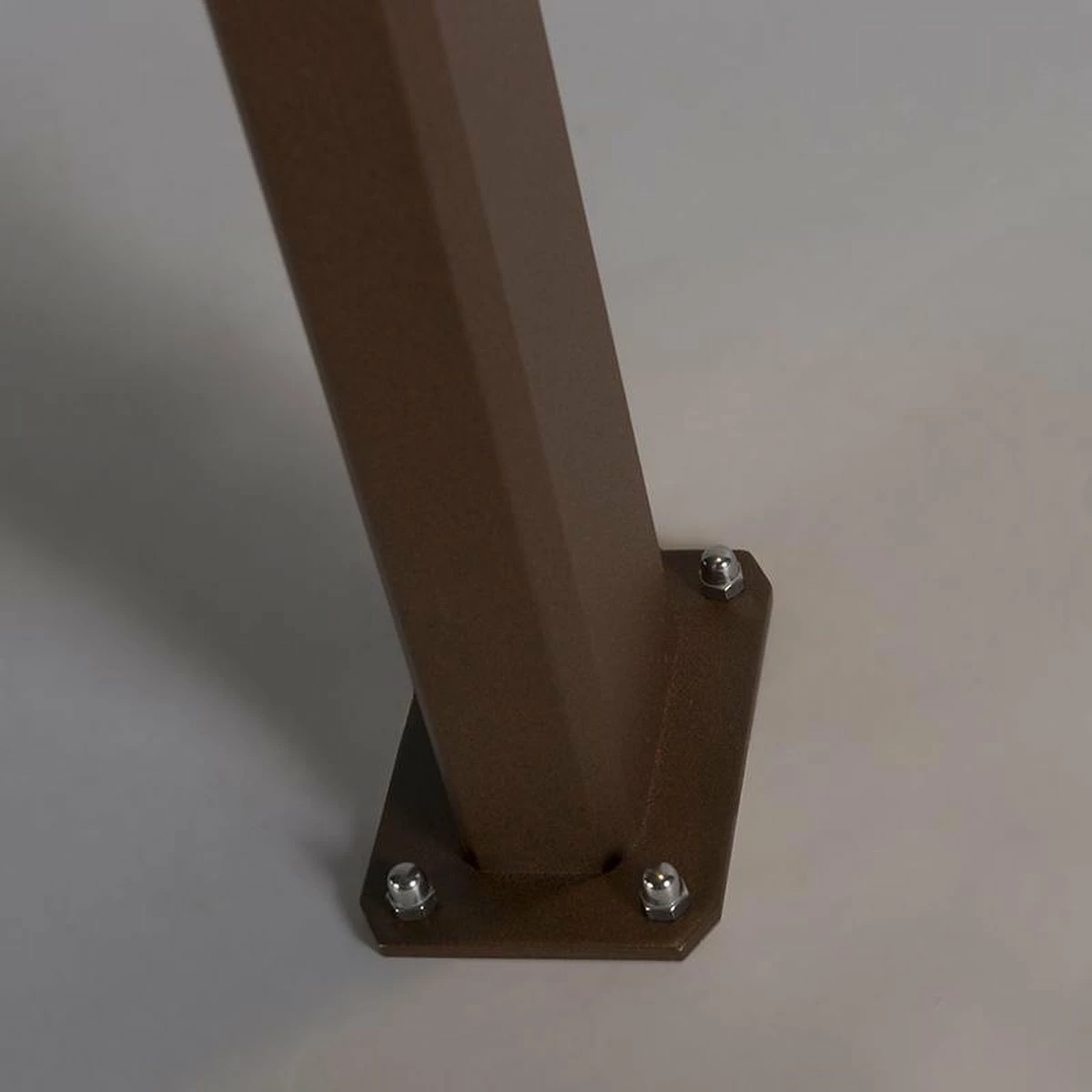 QAZQA Baleno - Lampe D'extérieur Sur Pied - 1 Lumière - H 650 Mm - Brun Rouille 5 QAZQA Baleno - Lampe D'extérieur Sur Pied - 1 Lumière - H 650 Mm - Brun Rouille – Image 5