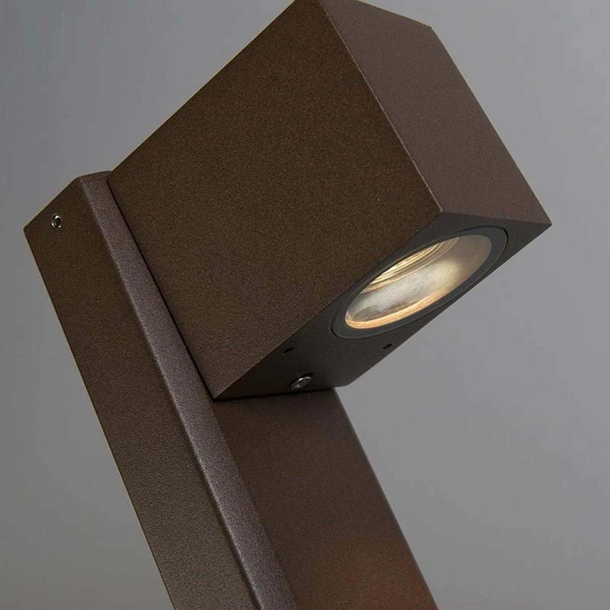 QAZQA Baleno - Lampe D'extérieur Sur Pied - 1 Lumière - H 650 Mm - Brun Rouille 6 QAZQA Baleno - Lampe D'extérieur Sur Pied - 1 Lumière - H 650 Mm - Brun Rouille – Image 6