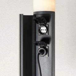 Lucande - Lampe Sur Pied - 1 Lumière - Aluminium Moulé Sous Pression - H: 47,8 Cm - G9 - Graphite -Glass Vases Boutique de vente 1200x1200 178