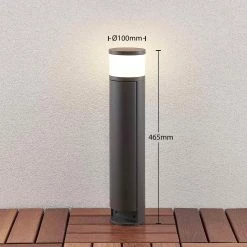 Lucande - Lampe Sur Pied - 1 Lumière - Aluminium Moulé Sous Pression - H: 47,8 Cm - G9 - Graphite -Glass Vases Boutique de vente 1200x1200 179