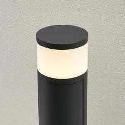 Lucande - Lampe Sur Pied - 1 Lumière - Aluminium Moulé Sous Pression - H: 47,8 Cm - G9 - Graphite -Glass Vases Boutique de vente 1200x1200 180