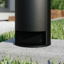 Lucande - Lampe Sur Pied - 1 Lumière - Aluminium Moulé Sous Pression - H: 47,8 Cm - G9 - Graphite -Glass Vases Boutique de vente 1200x1200 181