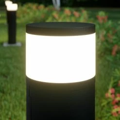 Lucande - Lampe Sur Pied - 1 Lumière - Aluminium Moulé Sous Pression - H: 47,8 Cm - G9 - Graphite -Glass Vases Boutique de vente 1200x1200 182