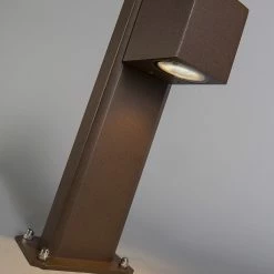 QAZQA Baleno - Lampe D'extérieur LED Moderne Et Smart | Lampadaire Pour L'extérieur Avec WiFi - 1 Lumière - H 30 Cm - Brun Rouille - Éclairage Extérieur -Glass Vases Boutique de vente 1200x1200 196