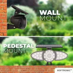 HOFTRONIC Fulco - Applique Solar LED - Détecteur De Mouvement Et Interrupteur Crépusculaire - 3000K Blanc Chaud - Lampe D'extérieur Solaire - Wintersolar -Glass Vases Boutique de vente 1200x1200 199