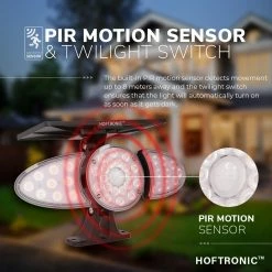 HOFTRONIC Fulco - Applique Solar LED - Détecteur De Mouvement Et Interrupteur Crépusculaire - 3000K Blanc Chaud - Lampe D'extérieur Solaire - Wintersolar -Glass Vases Boutique de vente 1200x1200 204